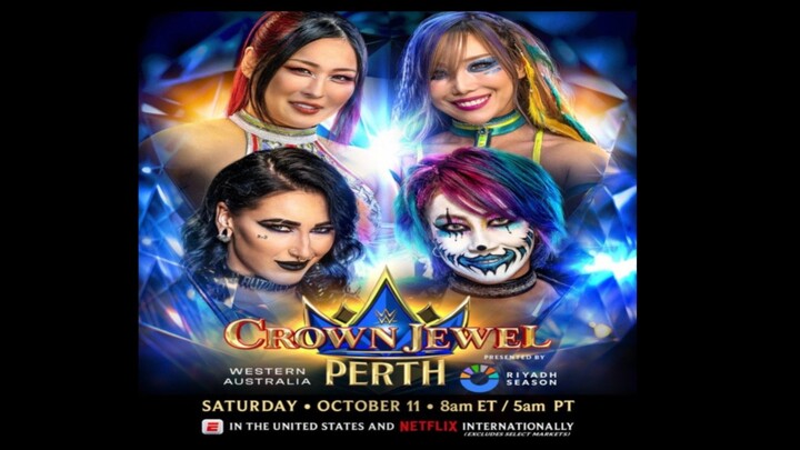 Rhea Ripley, Iyo Sky Vs Kabuki Warriors [Crown Jewel 2025]