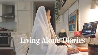 Living Alone Diaries | Chill and productive nights at home, Youtube life in nyc, finding balance