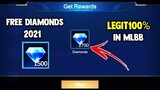 1.5K DIAMONDS FREE IN MOBILE LEGENDS 2021! HOW? LEGIT100% | Mobile Legends