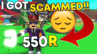 I GOT SCAMMED 550 ROBUX BY MAGNET SIMULATOR (don't make this mistake)