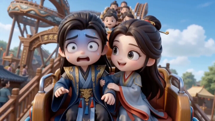 ฮันลี่กับหนานกงวั่นคู่แท้ที่ถูกกำหนดมาตั้งแต่เกิด ออกเดทแบบฝ่าภัยพิบัติมันส์จนหยุดไม่อยู่!