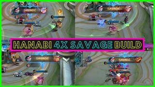 HANABI BEST BUILD 2021 | HANABI GAMEPLAY 2021 | HANABI BEST EMBLEM SET | HANABI SAVAGE