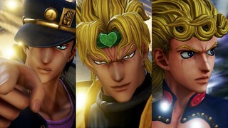 Jump Force - All Jojo Characters Ultimate Attacks, Transformations & Interactions (60FPS)