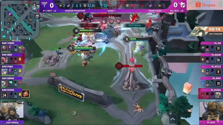 SIÊU KINH ĐIỂN : SAIGON PHANTOM 9 - 0 TEAM FLASH p2