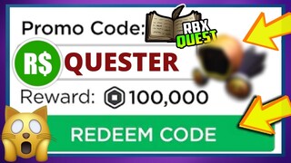 🔥 ALL NEW ROBUX PROMOCODE ON RBXQUEST (DECEMBER 2019) - 🍀 ROBUX CODES 🍀