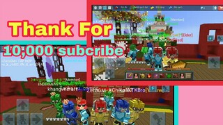 Thank for 10,000 Subcribe! Channel Zero Blockman!