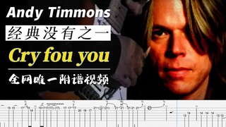 初闻不识曲中意 再听已为曲中人 Andy Timmons - cry fou you