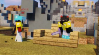 using astronomia (coffin dance) to win skywars_2 #minecraft