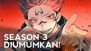 Tanggal Rilis Jujutsu Kaisen Season 3 Episode 1 Diumumkan!!!