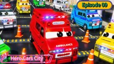 Hero Cars City (Episode 09) The Day Of Ambulance