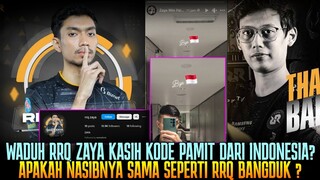 WADUH COACH ZAYA RRQ NGASIH KODE MAU PAMIT?