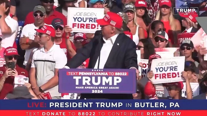 This gun's bullet trajectory is leftward.