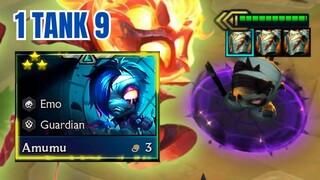 HOW TO PLAY AMUMU GUARDIAN  3 STAR  ⭐⭐⭐ CARRY - 1 TANK 9 | TFT SET 10