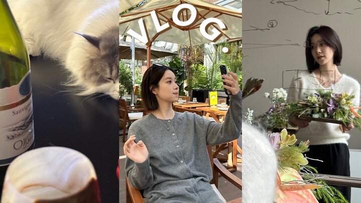 VLOG I absolutely love year-end days | Taking a flower‑arranging class 💐 Lately, I’ve been eating li