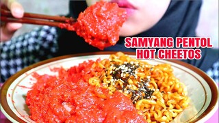 ASMR SAMYANG PENTOL HOT CHEETOS PEDAS | SPICY MEATBALL | ULUL ASMR MUKBANG INDONESIA