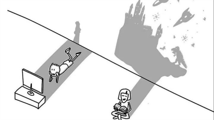 Anak yang selalu menatap layar itu kayak gini