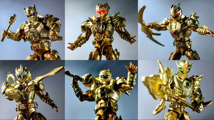 这你也买？！仿写真特写分享 奥迪双钻 铠甲勇士 铠装 15周年纪念版 黄金铠甲