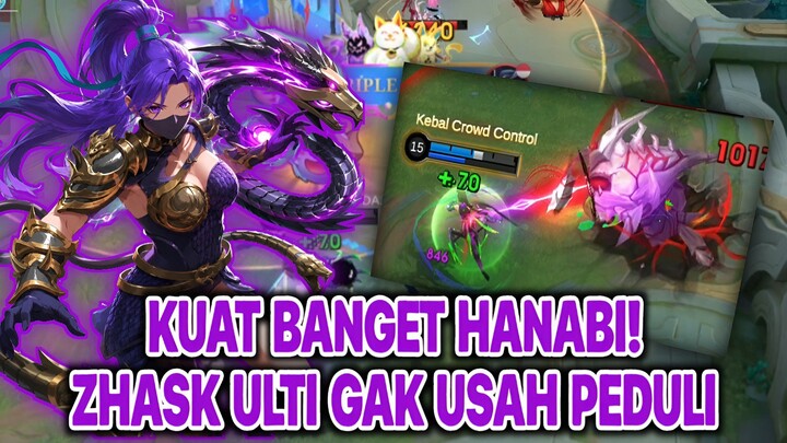 KUATNYA HANABI SEKARANG ONE ON ONE SAMA ZHASK LAGI ULTI TETAP GACOR - MLBB HIGHLIGHT