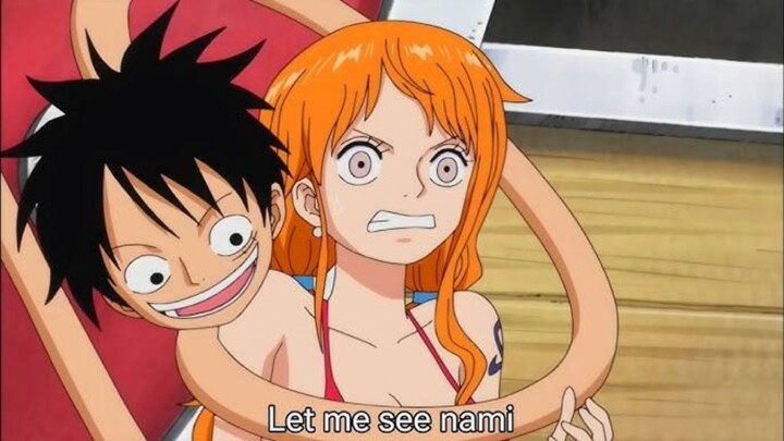 MOMENT LUFFY MODUS KE NAMI