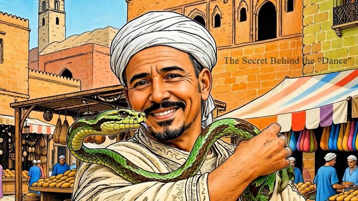 Moroccan snake charmer/ The Secret Behind the "Dance"