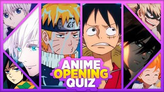 GUESS THE ANIME OPENING QUIZ (VERY EASY - OTAKU) 💜 ANIME CHALLENGE | Anime QUIZ - Otaku test