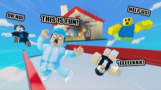 Slide House Tumble | ROBLOX | SOBRANG SAYA PADULASAN NG BAHAY!