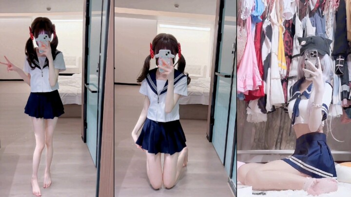 Đồng phục JK mặc lên ai cũng đẹp, nhưng mình vẫn thích những bạn có vóc dáng nhỏ nhắn hơn!