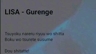 gurenge by : LISA demon slayer S1 intro