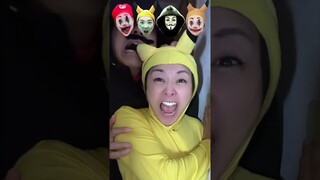 Who is Your Scariest? Monsters VS Pikachu 2024 😨😰 Part5 #shorts #ghost #funny