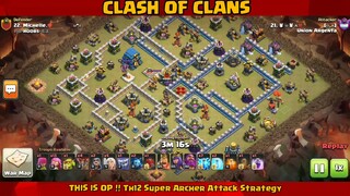 THIS IS OP !! Th12 Super Archer Attack Strategy #3