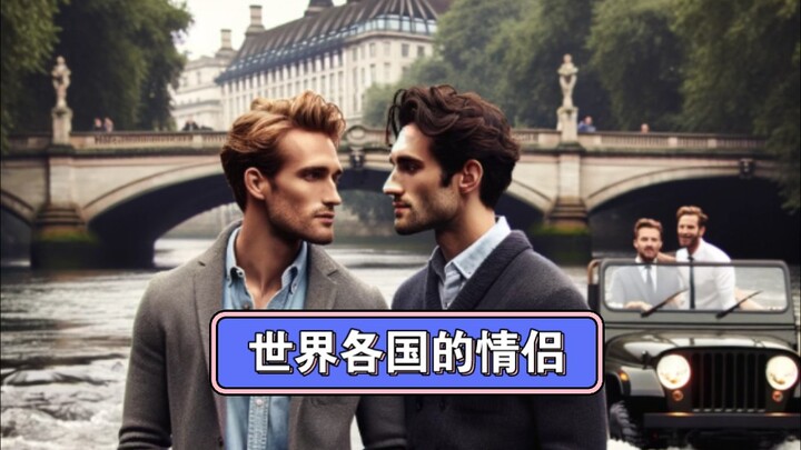 Couples from around the world. Wait... what's going on with that British couple?