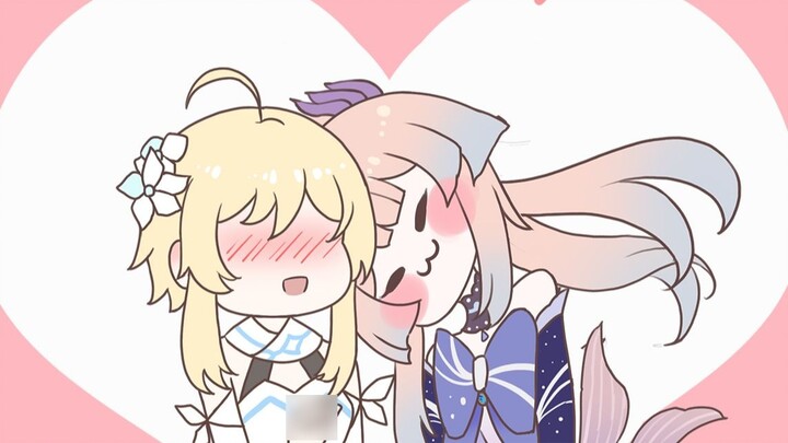 [Fanart] Sangonomiya Kokomi bunts like a cat