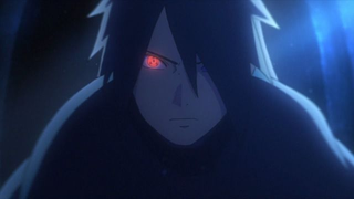 Sasuke Using Rinengan vs Kinshiki Otsutsuki