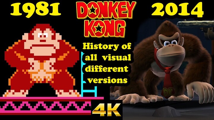 Evolution of Donkey Kong games🦍🐵 (1981-2014) Official games only