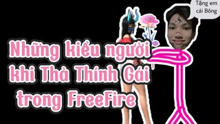 Những kiểu người khi Thả Thính Gái trong FreeFire | Chú Xám #shorts