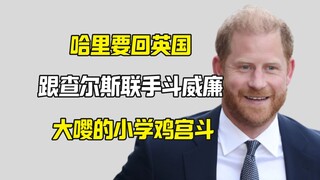 Harry kembali ke Inggris untuk bertarung dengan Charles melawan William