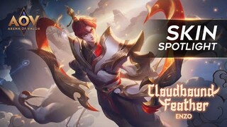 Enzo Cloudbound Feather Skin Spotlight - Garena AOV (Arena of Valor)