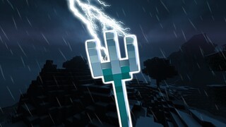 ENCONTREI O TRIDENTE DE POSEIDON NOS MARES DO MINECRAFT 66%