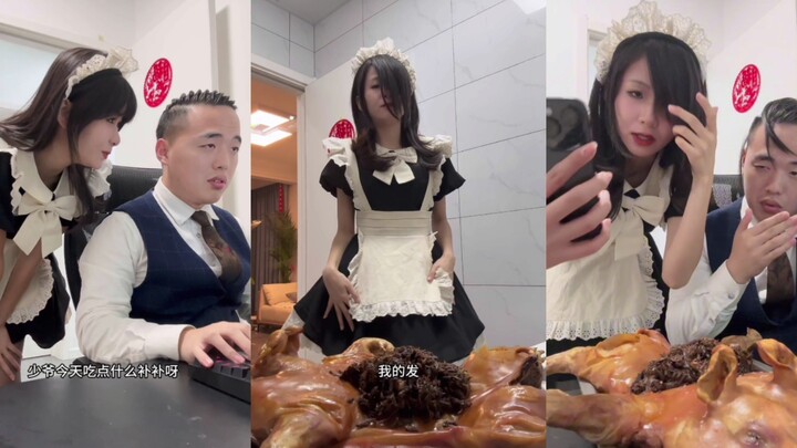 «Nữ hầu nũng nịu: Anh còn ăn cả lợn sữa quay nữa à?» Douban: Ai cũng gọi anh là thiếu gia