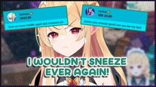 Chat : "Give us more Middle-Aged Dad Sneeze" , Pomu : [Nijisanji EN Vtuber Clip]