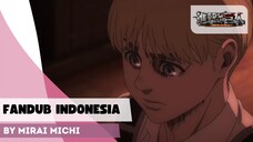 FANDUB BAHASA INDONESIA | Armin Panik, Mikasa Kena Bentak :(