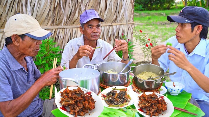 MĂNG TRE XÀO LƯƠN ĐỒNG - ẾCH ỘP RAM ME || ÚT LỤC BÌNH