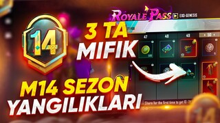 😍M14-SEZON ROYALE PASS TO’LIQ SKINLARI / 3 TA MIFIK BERILADIMI? / RANK SOVG’ALARI