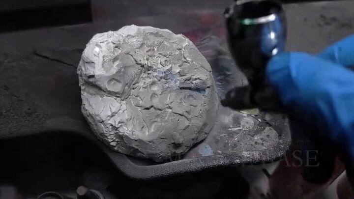 [Glue for practice] Low-cost scene production spraying article 19: Bandai HG iron ball