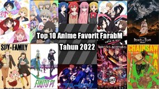 Chainsaw Man Bukan Anime Favorit Gw!|TOP 10 ANIME FAVORIT GW 2022