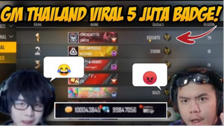 VIRAL! GM THAILAND 5 JUTA BADGE TOP GLOBAL 1 SALIP DYLAND PROS! KULGAR TURUN TAN