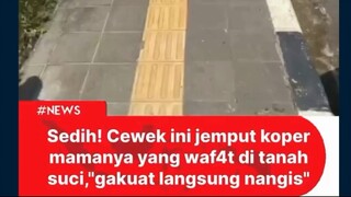 "Ngeliat orang-orang pada seneng mau jemput yg baru pulang ibadah haji, Aku baru masuk pendopo udh n