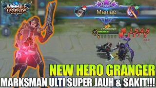 NEW HERO GRANGER - MARKSMAN DENGAN DAMAGE SUPER PEDAS !!! DAN ULTI YANG SANGAT JAUH ! MOBILE LEGENDS
