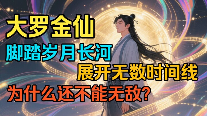 Tại sao đã trở thành Đại La Kim Tiên mà vẫn chưa vô địch? Dẫm lên dòng sông thời gian, mở ra vô số đ