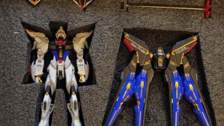 Bandai mg strike free wealth meow meow strike free gk modified packaging video record "Black Dragon 